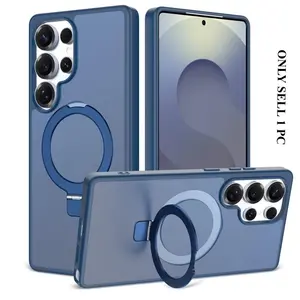 Luxury Magnetic Invisible Ring Stand Holder Case for Samsung Galaxy S26/S25/24/23/Ultra/Plus FE Edge AntiDrop Mag-safe Bracket Cover