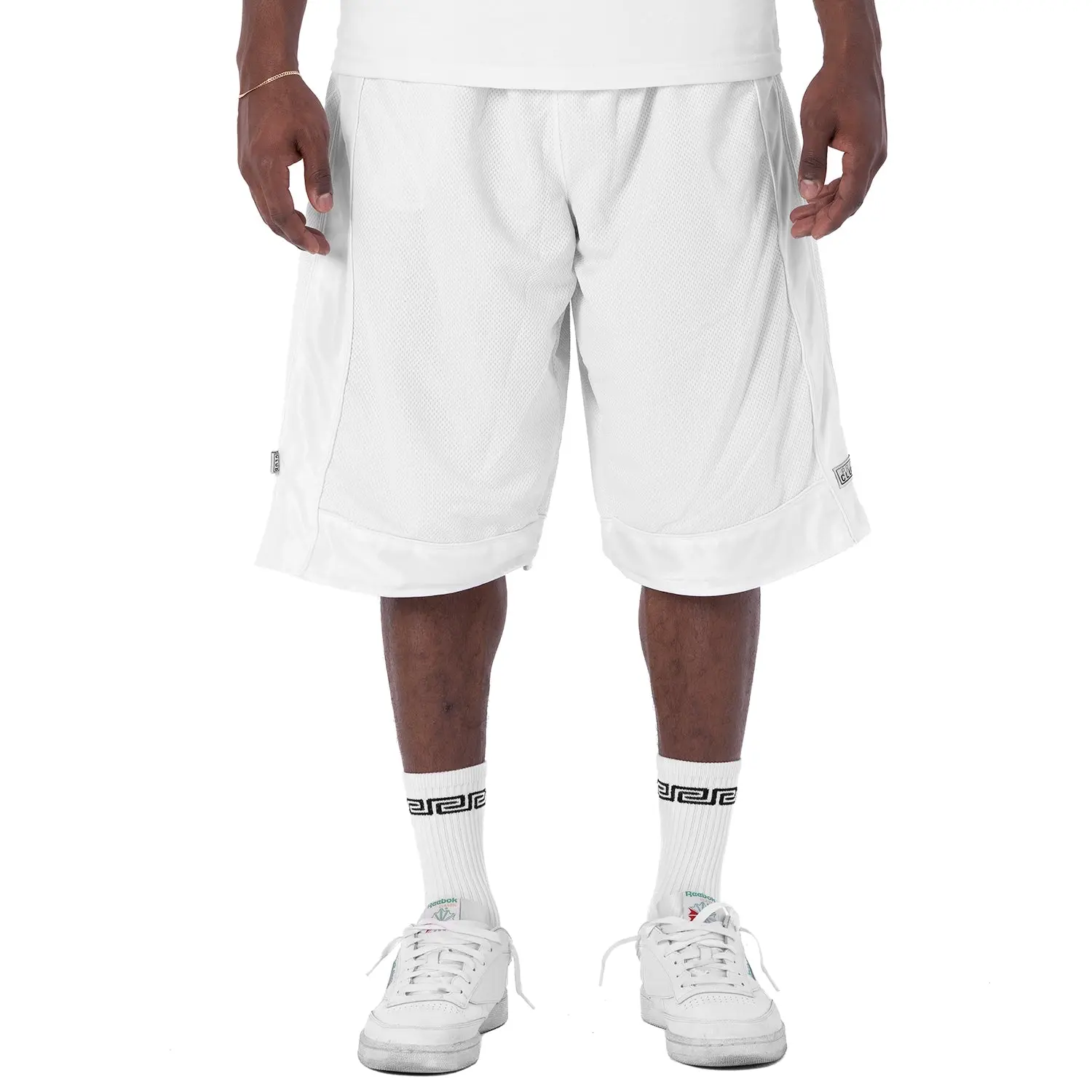 Pro Club Men's Heavyweight Mesh Basketball Shorts - Casual Athleisure, Solid Sports Style, Casual Athleisure Shorts, Solid Sports Shorts