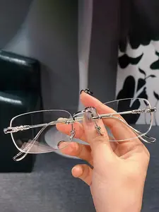 Anti Blue Light Eyeglasses, New Style Rectangle Frame Eyeglasses for Women & Men, Fashion Eyeglasses for Work, Daily  Decor, Perfect for Student Daily Use, Eyewear Frame