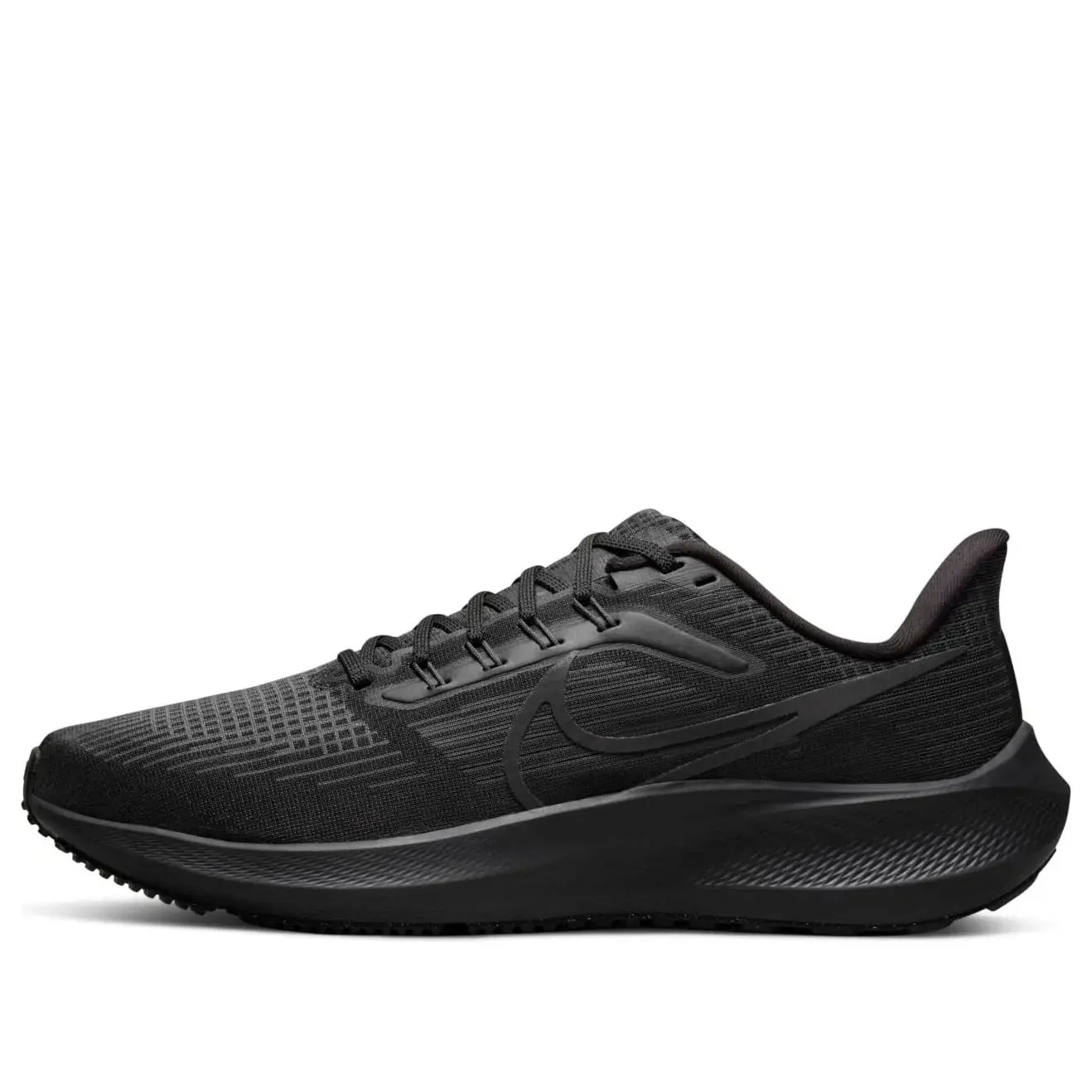 NIKE Men's Air Zoom Pegasus 39 Running Shoes, Black Anthracite Athletic Sport Sneaker for Road Running, Men's Running Shoes