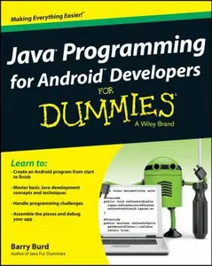 USED-Java Programming for Android Developers For Dummies by Barry A. Burd (Paperback)
