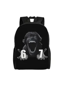 1 pc Six Seven Meme Casual Daypack For Men Women New Campus Birthday Gift Retro Washable Storage Bag Back To School Season