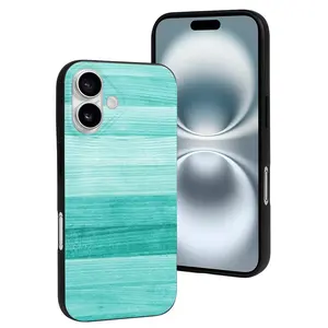 Compatible with Iphone 16 Case Cute - Teal Turquoise Soft Silicone Case Compatible with Iphone 16 Phone Case for Women Men