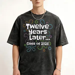 Class of 2026 Shirt, Twelve Years Later Funny Senior 2026 T-Shirt, Graduation Gift, High School Grad Tee, College Graduation Party Shirt Sweatshirt TOP