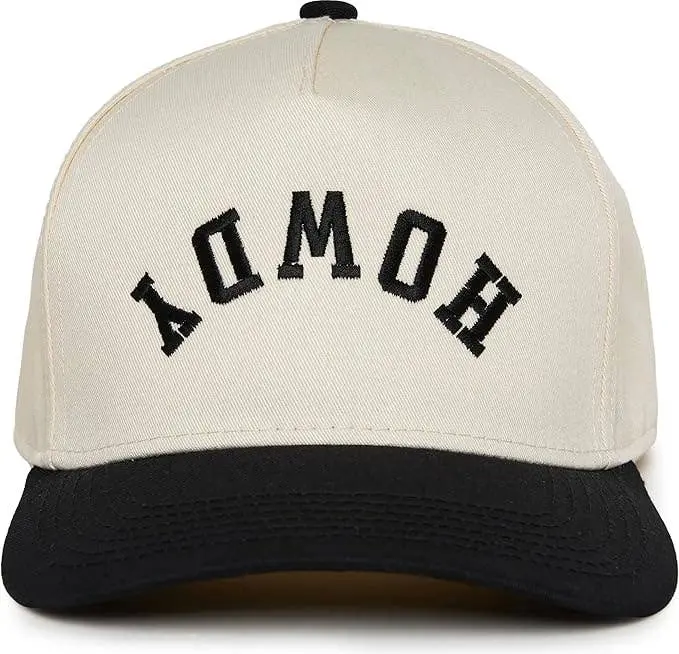 Kids Vintage Trucker Hat | Toddler Baseball Cap | “Howdy” Upside Down Hat | Adjustable Kids Hat (2–9 Years)