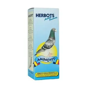 Herbots AMINOVIT Bird Healthcare Liquid Conditioner - 1L, 21 High-Quality Amino Acids Supplement for Pigeons