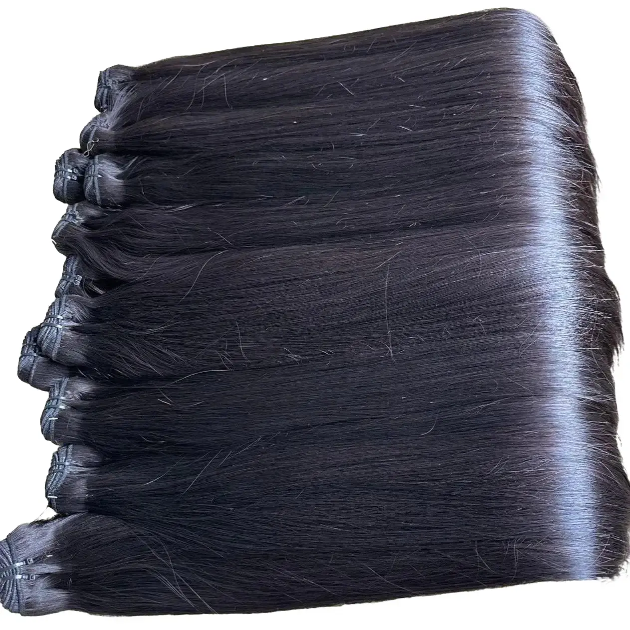 Premium Brazilian Straight Hair Bundle - Silky Texture, Soft Feel, Various Lengths - Heat Style or Curl - Expert Styling Tips & Maintenance Recommendations
