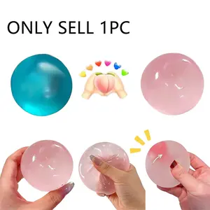 Blue Maltose Squishy Toys Anti Stress Sensory Fidgets Toy Soft Simulated Transparent Blue Maltose Slow-rebound Decompression Toy Stress Relief Fidget