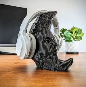 BeamTeam3D Moon Face Headphone Stand - Desk Organizer