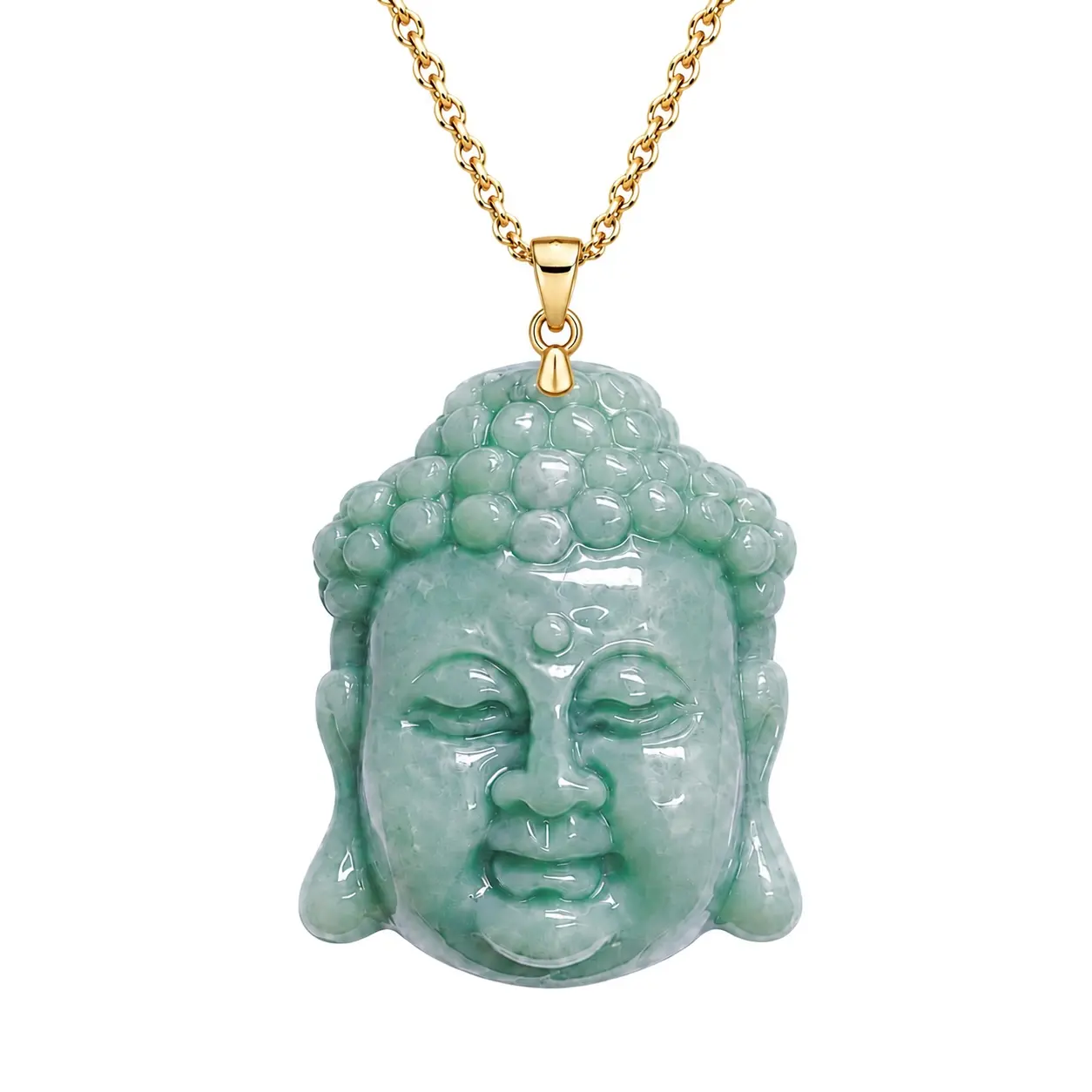 Jade Buddha Pendant