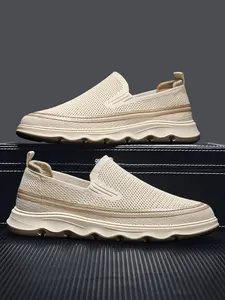 2026 Spring Summer New Mesh Slip-On Shoes, Breathable Lightweight Non-Slip Loafers, Comfortable Walking Shoes for Men