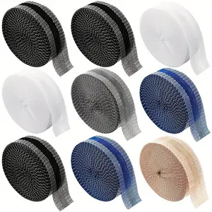 9-Piece Invisible Hem Tape, Self-Adhesive Fabric Patch, Ideal for Pants, Jeans, Long Clothes, Durable Repair Strips, Multiple Colors Available
