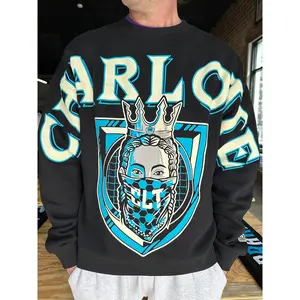 Glory Days Apparel - Charlotte Soccer Super Sleeves Sweatshirt
