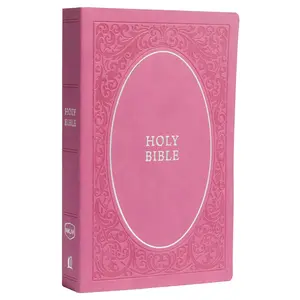 NKJV, Holy Bible, Soft Touch Edition, Leathersoft, Pink, Comfort Print: Holy Bible, New King James Version by Thomas Nelson [Leathersoft Book]