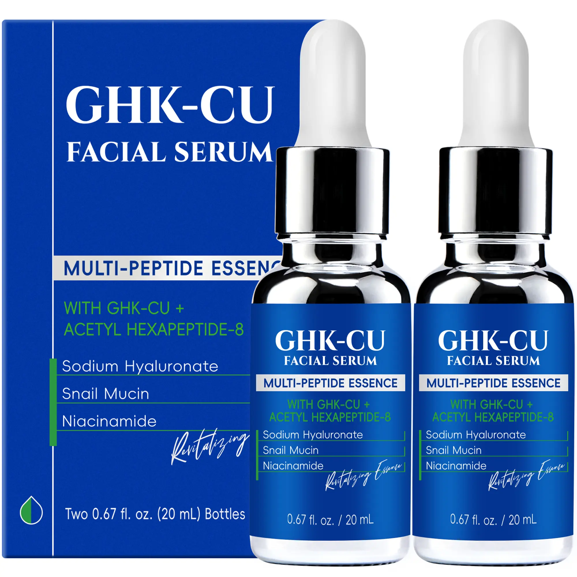 2 bottlesGHK-Cu Copper Peptides Serum for Face: Advanced Anti-Aging Serum with Multi-Peptide and Niacinamide for Fine Lines and Skin Elasticity with Hyaluronic Acid - TikTok Shop 2 bottlesGHK-Cu Copper Peptides Serum for Face: Advanced Anti-Aging Serum with Multi-Peptide and Niacinamide for Fine Lines and Skin Elasticity with Hyaluronic Acid - TikTok Shop