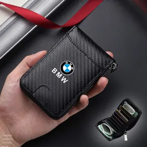 Men's Leather Car Wallet, Bmw M Series Compatible (g30-G32-3/4/5/7/m3/m4/m5/x1/x3/x5/x6/x4/e61/e60/e31), Secure Card & Ticket Holder
