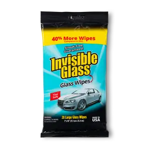 Auto Glass Cleaning Wipes (Flat Pack)