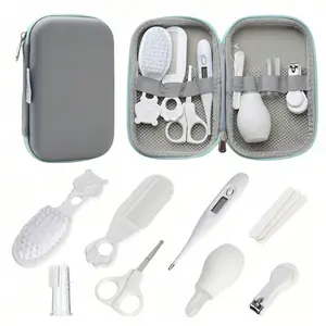 Multifunctional Baby Care Set, 8-in-1 Infant Care Set, includes a hairbrush, comb, and safety nail clippers—essential items for newborns and infants (ages 0–3)