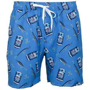 Busch  Light Fishing Day Swim Board Shorts - Extra Large