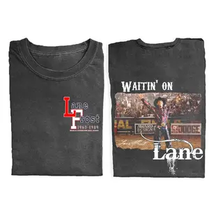 Lanefrost T-Shirt, Vintage Bull Rider Shirt, Retro Rodeo Cowboy Tee, Legend Lives Forever LF Merch 2 sided TShirt, Gift For Him, Western Outfit, MADE IN USA