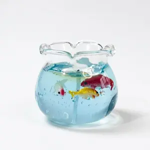 Bubble Fish Tank Goldfish Candle Elegant Ambience Home Bedroom Decoration Birthday Gift