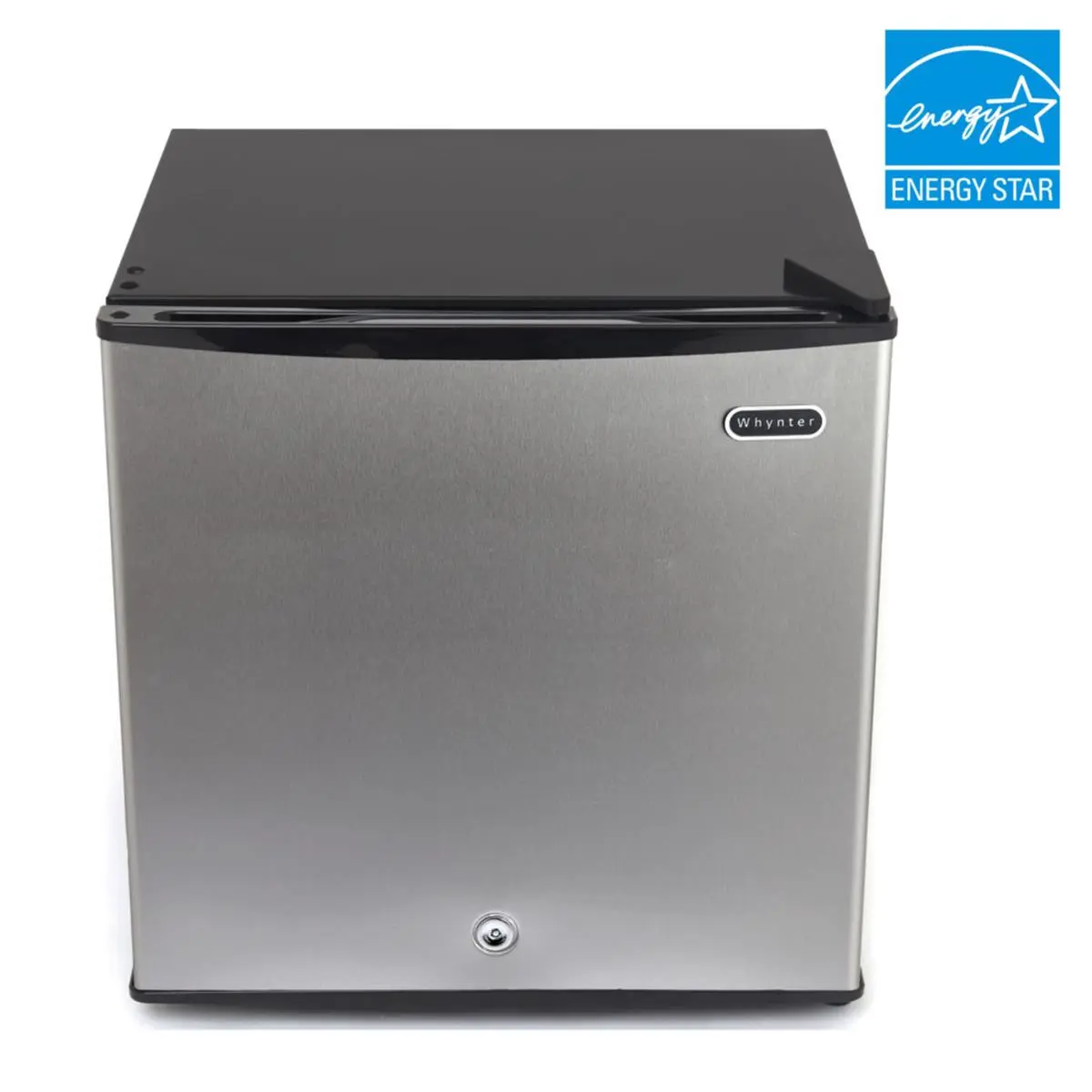 Whynter CUF-112SS 1.1 cu. ft. Energy Star Rated Mini Cooling Upright Freezer with Lock, Adjustable Thermostat, Flush Finish, Manual Defrost for Basements, Small Spaces, Compact Cold Storage