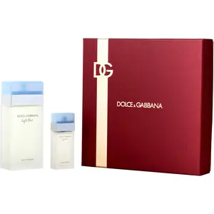 D & G Light Blue Set-Edt Spray 6.7 Oz & Edt Spray 0.84 Oz For Women