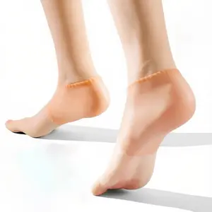 Ultra-Thin Silicone Moisturizing Socks for Men & Women, Heel Protection Covers, Anti-Drying & Anti-Cracking Foot Care, Prevents Heel Cracks