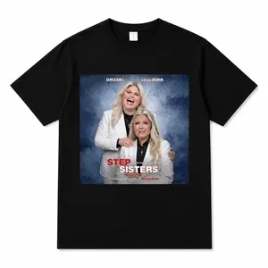 Druski x Erika Kirk Funny Shirt, Cotton T-Shirt, Top Fashion Step Sis Tee