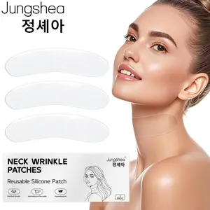 Jungshea Clear Silicone Neck Patch, Transparent Smooth Wrinkles Neck Sticker, Reusable Silicone Moisturizing Skin Care, Skin Care Sticker
