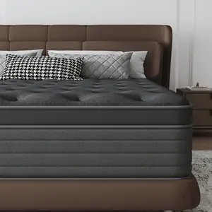 12/14" Hybrid Foam Mattress in a Box, Gel Memory Foam and Pocket Springs, Medium Firm, with Strong Edge Support for Pressure Relief,sweet night bed,Queen Size,sleep position,new house,Comfortable Sleep