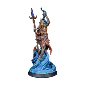 Rise of the Necromancer Largoth 3D Resin Print Statue - Handcrafted Resin Art, High-Quality Paintable Fantasy RPG DnD Miniature, Custom Tabletop Game Figure, Home Decor