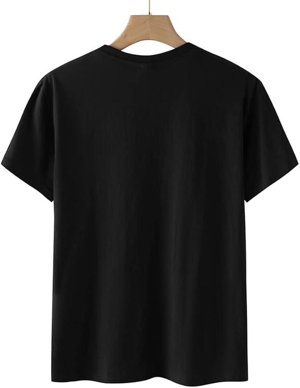 Trendy Oversized Cotton Tee Featuring Hasbulla Meme Design for Plus Size Men - Comfortable Crew Neck Shirt Perfect for All Seasons