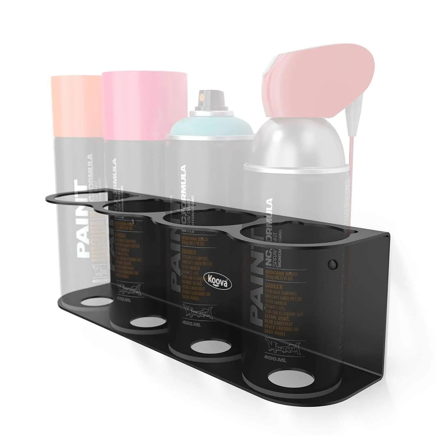 Aerosol Spray Can Holder - 4 Can