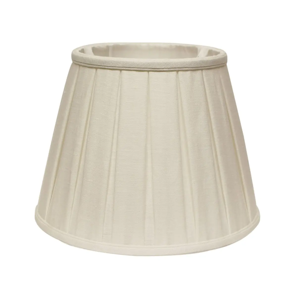 360 stand 18 in. Slanted Oval Linen Weave Box Pleat Lampshade, White - Traditional Home Decor Empire Shape Lighting Accessory for Indoor Home Improvement Use, Warm Lighting, Indoor Use, Decorative, Design, Softback Lampshade