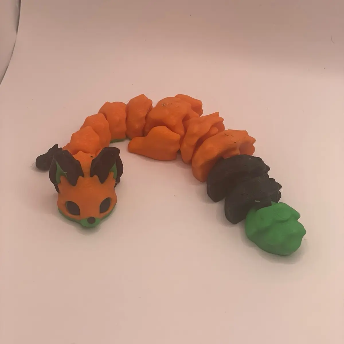 3D Printed Fidget Fox Toy for Stress Relief - Compact Design for Kids and Adults