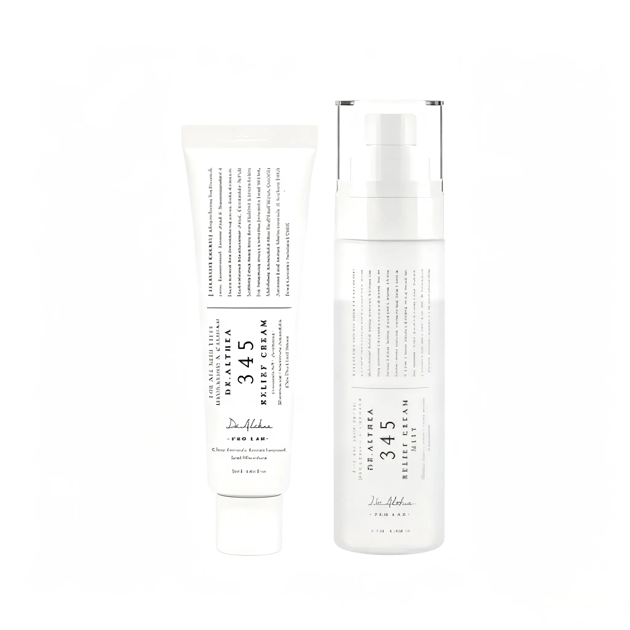 Dr.Althea Official 345 Relief Cream & Mist Duo - Soothing Cream for Deep Hydration and Moisture Balance, Dual-Layer Cream Mist to Lock In Moisture