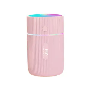 Colorful Cup Mini Humidifier Portable Large Mist Quiet Atomizer for Home Office Car Hydrating Air Use