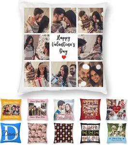 Custom Pillow Case with Picture Text Personalized Photo Pillowcase Customized Design Throw Pillow Cover for Mom Dad Friends Lovers Christmas Birthday
