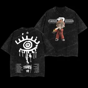 Vintage Fuerza Regida 111XPANTIA Tu Sancho Album 2.77 Graphic T-Shirt, Tatino Streetwear Fashion, Regional Mexicano Shirt, Fuerza Regida Merch, Menswear Top Y2K Mexico, Pepper Comfort Colors