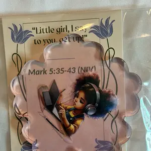 SKU #4 - Faith-based Handcrafted Decorative Afro-Centric Resin Coasters