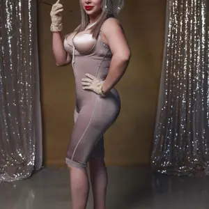 Psi007 Faja tipo Capri con realce invisible y para torso largo Shapewear Womenswear Compression Sexy Comfort