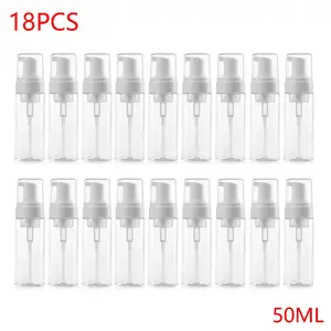 50 ml Empty Refillable Travel Dispenser Bottle for Foaming Hand Soap Pumps