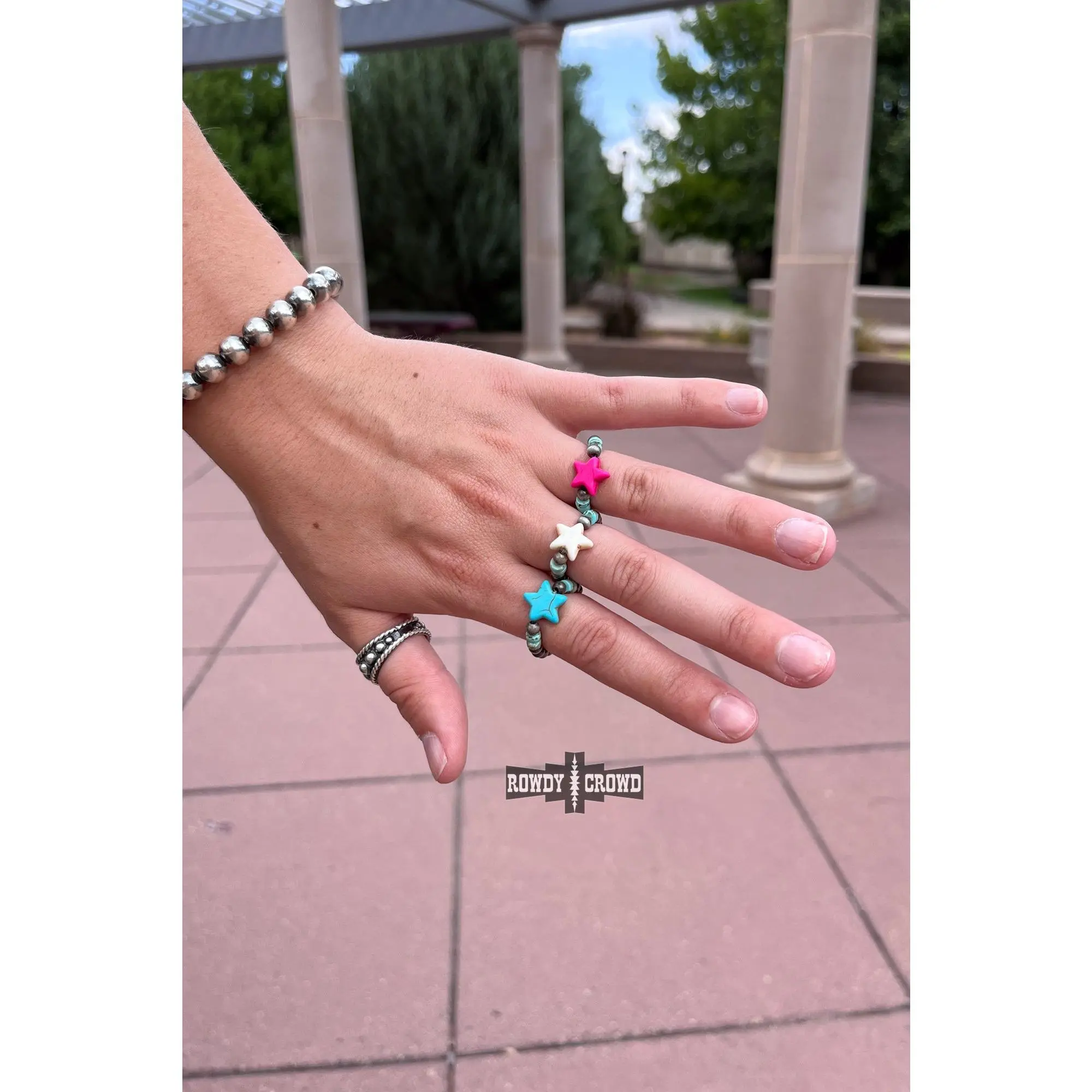 Stardust Stretchy Rings
