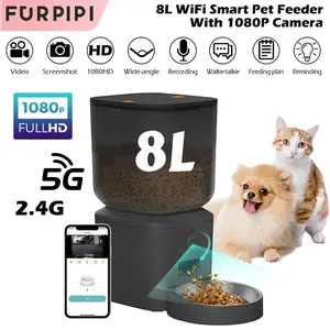 8L Smart Automatic Cat Feeder with Camera & WiFi