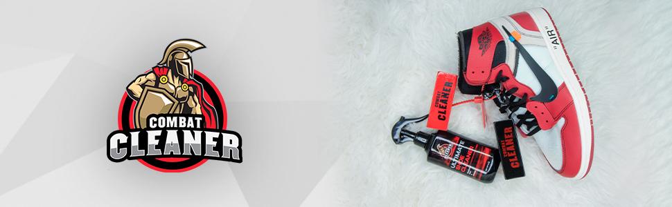 Shoe Cleaner Kit – Cleaner + Hard & Soft Brush + Travel Case | For Sneakers, Leather, Suede & More