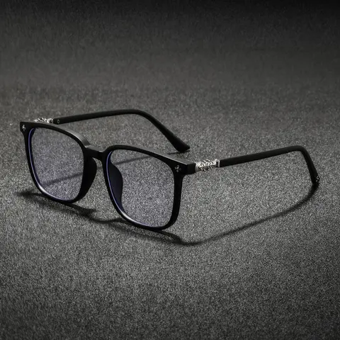 Men's PC Square Frame Glasses, Simple Casual High-End Fashion, Classic Sand Frames, Trendy Style, Square Eyed Glasses, Square Eyeglass Frame, Square Frame Eyewear, Fashionable Frames Glasses, Trendy Casual Eyeglasses, Stylish Eyewear