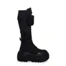 Mad Hustle Knee High Combat Boots