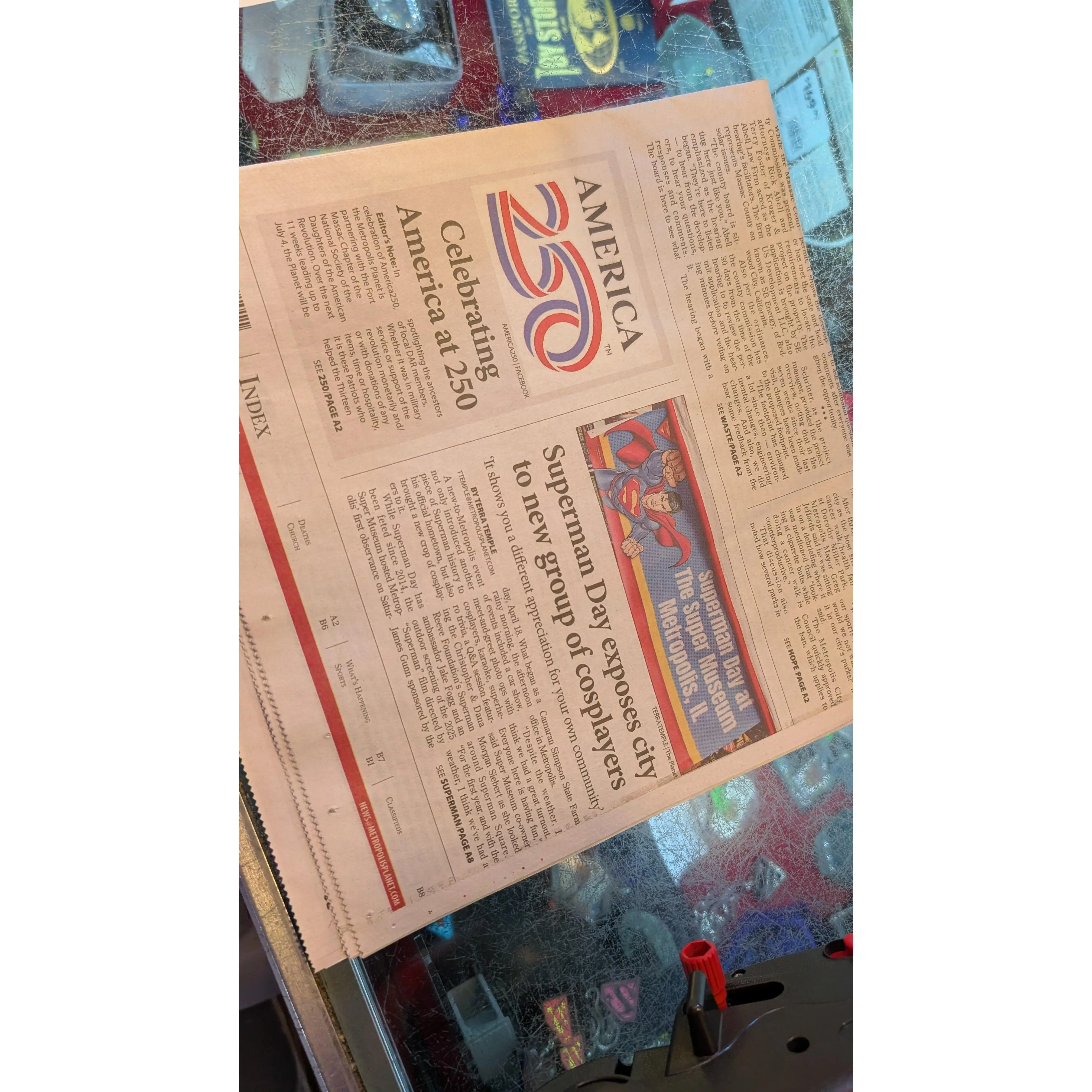 Superman Day Metropolis Planet Newdpaper