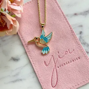Pajarito Colibrí- Necklace Exquisite Jewelry Gift Detachable Pendant